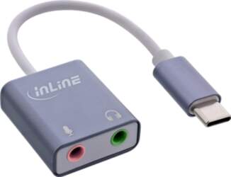 Adapter USB InLine USB-C - Jack