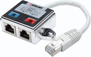 Intellinet 2-Port Modular Distributor, Cat5e, FTP
