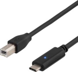 Kabel USB Deltaco USB-B - USB-B
