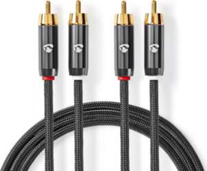 Kabelis Nedis 2x RCA - 2x
