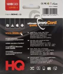 Karta Imro MicroSDHC 128 GB Class