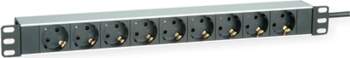 PDU for Cabinet, 9x socket, 45°