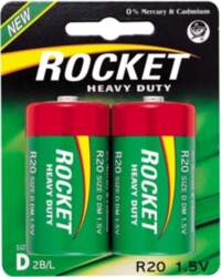 Rocket R20-2BB (D) Blister Pack 2pcs
