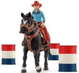 Schleich Farm World     42576 Cowgirl Barrel