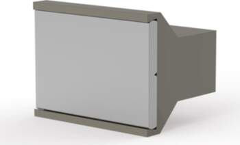 Schroff Static Handle Plastic in Trapezoid