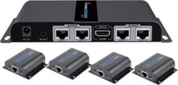 System przekazu sygnau AV Techly Extender