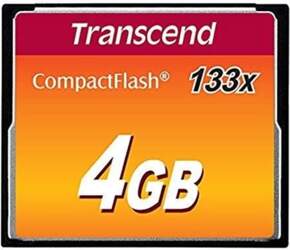 Transcend Compact Flash 4GB 133x TS4GCF133