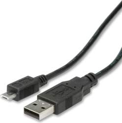 USB 2.0 kabelis A -microB