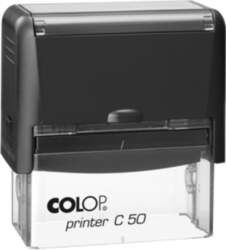 Zīmogs COLOP Printer C50 melns korpuss
