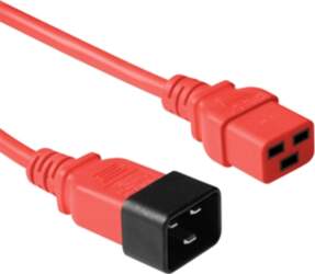ACT POWERCORD C19-C20 RED 0.60M