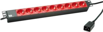 Bachmann 19" socket strip 9x protective