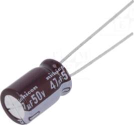 Capacitor: electrolytic; low ESR; THT; 47uF