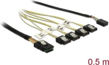 Delock Cable Mini SAS SFF-8087 >