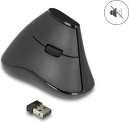 Ergonomiska vertikālā optiskā 5-pogu pele, Delock
