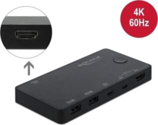 Delock HDMI / USB-C™ KVM Switch