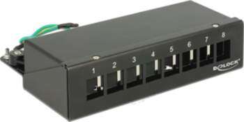 Delock Keystone Desktop Patch Panel 8
