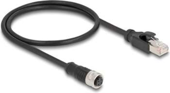 Delock M12 Adapter Cable D-coded 4
