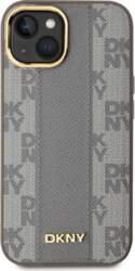 DKNY PU Leather Checkered Pattern Magsafe