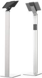 Durable Tablet Holder FLOOR metallic silver