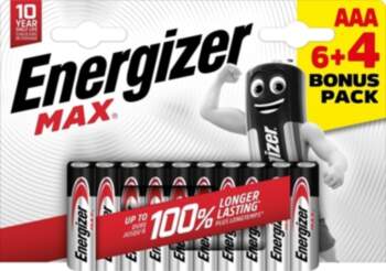 Energizer LR03/10 Max AAA 6+4 EU014