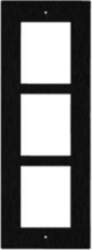 ENTRY PANEL 3MOD. FLUSH FRAME/BLACK/ IP