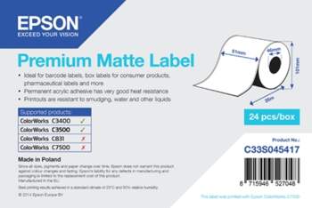 Epson Premium Matte Label - Continuous