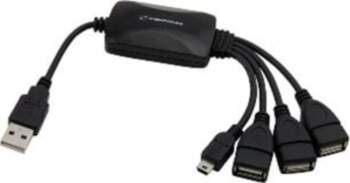 HUB USB Esperanza 1x miniUSB mski