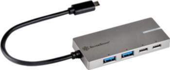 HUB USB SilverStone 2x USB-C +