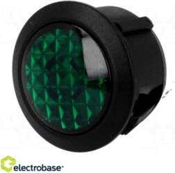 Indikators: LED | ievērojams | zaļš