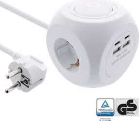 InLine InLine® Charging Cube, 3x earthing