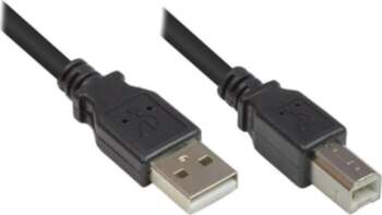 Kabel USB Alcasa USB-A - USB-B