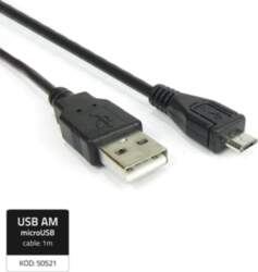 Kabel USB Qoltec USB-A - microUSB