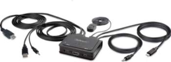 Przecznik StarTech KVM 2-Port USB-C HDMI