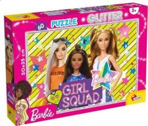 Lisciani Puzzle 60 elementów Barbie glitter
