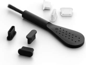 Mobile Origin USB-C Dust Plug Cleaning