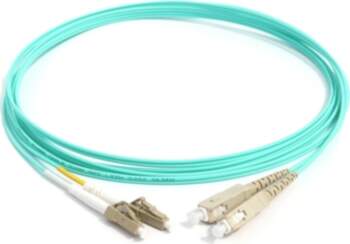 Optical patch cord, Duplex SC/LC MM