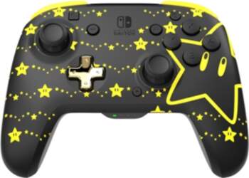PDP REMATCH GLOW Black, Yellow Gamepad