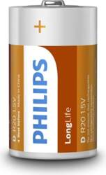 Philips LongLife Battery R20L2B/10 R20L2B/10