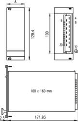Schroff PSU Front Panel for PSK