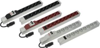 Schroff Socket Strip, SCHUKO, With Wieland®