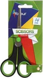 Scissors Forpus, 14cm, rubberized FO60605