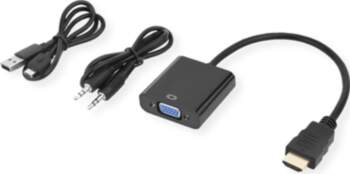 Secomp STANDARD Cableadapter, HDMI - VGA