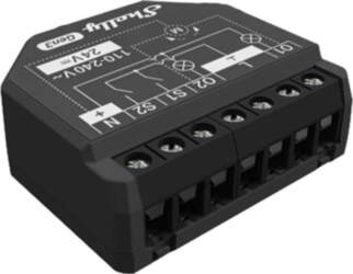 Shelly 2PM Gen3 2-channel Controller, WiFi/Bluetoo