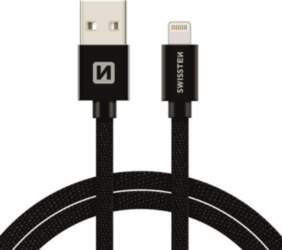 Swissten Textile Fast Charge 3A Lightning