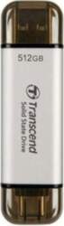 Transcend SSD ESD300S      512GB USB-C silver