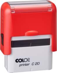 Zīmogs COLOP Printer C20 sarkans korpuss