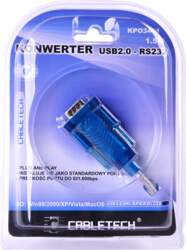 Adapter USB Cabletech DB9M USB-A -