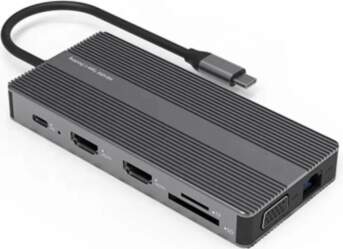 Adapter USB Type-C - 2x HDMI