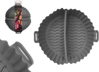 Air fryer baking form, double compartment