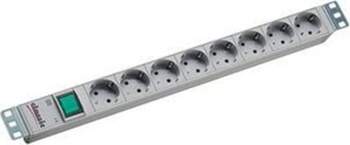 Bachmann 19" socket strip 8-way, with